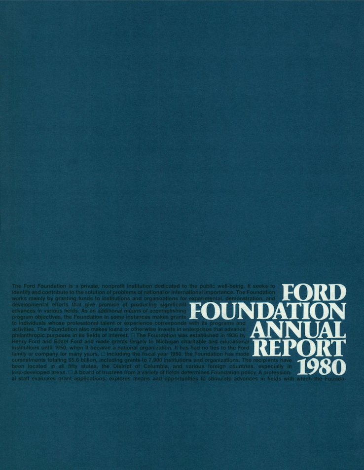 The Ford Foundation